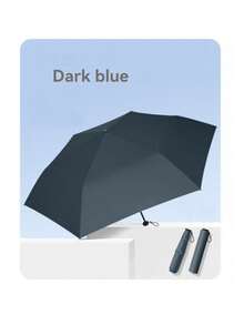 Umbrelă pliabilă ultra-ușoară din fibră de carbon - umbrelă de călătorie rezistentă la UV și vânt, umbrelă de soare portabilă cu deschidere manuală, potrivită pentru naveta și utilizarea în aer liber, accesorii pentru naveta | Accesorii de modă, umbrelă de exterior. Mini umbrelă pliabilă portabilă - vinil negru cu protecție UV, design simplu și simplu, umbrelă de soare., Exterior, grădină, articole esențiale de călătorie, articole esențiale portabile - Multicolor - Vizualizare 11