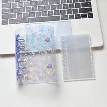 Portador A7, Cubierta con cinta, Libro de almacenamiento con estrellas brillantes, Libro de pegatinas/Libro de bolsillo, Portador A7 Libro de pegatinas, Planificador de papelería, Cuaderno, Libro de pegatinas, Suministros de oficina, Suministros escolares - A - Ver 23