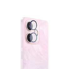 1pc Lens Protector, Compatible With OPPO A5/A5X/A5 Pro Metal Ring Tempered Glass Lens Protector, High Definition Independent Lens Protector, Scratch-Resistant And Wear-Resistant, Ultra-Thin Tempered Glass Lens Cover, 9H Tempered Glass Metal Camera Screen Protector, Easy Installation With Positioning Tool, Fashionable Phone Accessory, Compatible With Protective Case - Multicolor - View 6