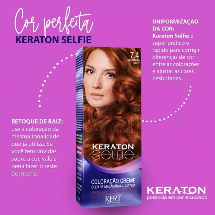 Keraton Selfie Hair Dye - Full Gray Coverage - Choose Your Color - 3.0 深棕色 - 查看 4
