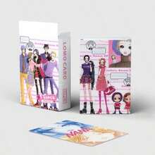 92张动漫NANA周边迷你卡片，大崎奈奈《另一个自我》高清收藏照片卡，2D贴纸，Lomo卡，2D周边贴纸（用于剪贴簿），NANA经典漫画迷你卡片套装，小松奈奈，莲大将全员高清Lomo卡 - 彩色 - 查看 4