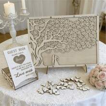 1 Set Heart-Shaped Signature Guestbook, Couples Embracing Under Love Tree, Gift For Newlyweds, Symbol Of Love, Beautiful Wedding Decor, Party Supplies, Guest Signature Book - View 6