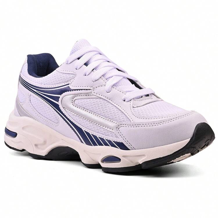Men's Original Casual Athletic Shoes, Street Gym Shoes R1625 - 海軍白 - 查看 5