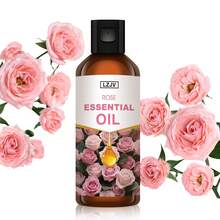 100ml/3.4oz, 30ml/1.0oz Rose Fragrance Essential Oil, Suitable For Aromatherapy Diffuser, Humidifier, Handmade Soap/Candle Making, Unisex, Ideal Gift - Rose Essential Oil - View 5