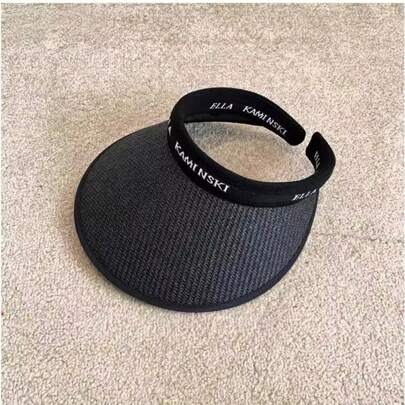 1件男女通用防风防尘防紫外线宽边沙滩遮阳帽，适合骑行、徒步、登山、旅行等。