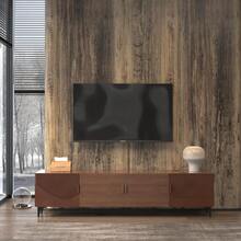 1卷复古木纹自粘墙纸，乙烯基材质，易于安装，适用于厨房、卧室、宿舍、儿童房、电视背景墙、咖啡桌、橱柜内衬等，可移除DIY墙纸，尺寸为17.7英寸 x 39.3英寸/118.1英寸/196.8英寸 - 銹棕色 - 查看 15