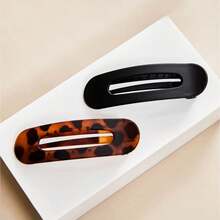 Kẹp tóc hình cá mập oval lớn, mờ, tạo độ phồng, phù hợp với nhiều kiểu tóc tết, kẹp tóc kiểu cá sấu, thiết kế thời trang cao cấp, chắc chắn. - kẹp tóc - Xem 15