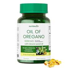 MONTUE 3 Packs Top Grade Oregano Black Seed Oil Blend 6000mg Per Serving, 300 Count 2 In 1 Formulated With Black Seed Oil 200mg, 4X Strength Carvacrol & Thymoquinone Plant Based, Immune Support - 150個 - 查看 8