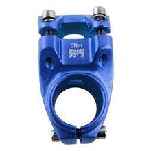 31.8mm MTB Bike Stem 35mm Length, Aluminum Alloy Stem Mountain Bike MTB XC Trail DH, E - Bike, Fat Bike Handlebar - Blue - View 3