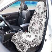 Car Towel Seat Cover, Sweating Non-Slip Premium Towel Carseat Cover Protector, Universal Soft Machine Washable Car Truck SUV Front Seat Cover For Gym Workout Beach Hiking 29.5 X 55.5 Inch 1Pcs/2Pcs - 樣式4 - 查看 1