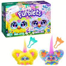 Hasbro Furby Furblets 迷你朋友，45 种以上音效和音乐，只会说 Furbish 语，电子毛绒玩具，返校礼物，适合 6 岁及以上儿童 - 彩色 - 查看 30