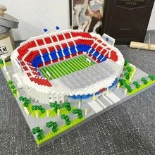 Bộ lắp ráp 4000 mảnh ghép hình sân vận động bóng đá nổi tiếng thế giới Camp Nou/Bernabeu/Bóng đá/Bóng rổ, quà lưu niệm nghệ thuật trang trí, quà sinh nhật cho người hâm mộ. - Nhiều màu - Xem 7