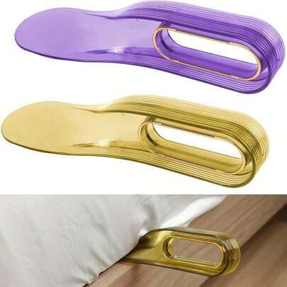 1pc Quick Lift & Hold Mattress Lifter - Heavy Duty Bed Sheet Tucker Clips Effortless Changing Sheets, Securing Bed Wedges And Making Thick Mattresses (Easy Grip Paddle Design)