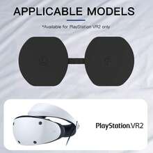 1pc PS VR2 Lens Protector Cover, PSVR2 Headset Dust-Proof, Sweat-Proof, Soft Silicone Protective Cover To Prevent Light Leakage - View 1