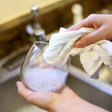 18-Piece Kitchen Bar Mop Dishcloth Set, White - 單身的 - 查看 4