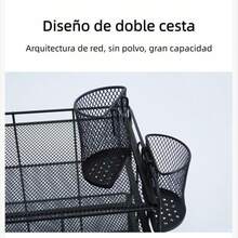 Organizador de Escritorio de 4 Niveles con Compartimentos Verticales Cajones Deslizantes y Porta Lápices Ideal para Documentos Papeles y Suministros de Oficina en el Día a Día - negro - Ver 2