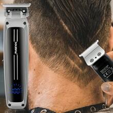 1pc USB Rechargeable Electric Hair Clipper, Bald Head Shaver, Home Use Hair Trimmer - View 7