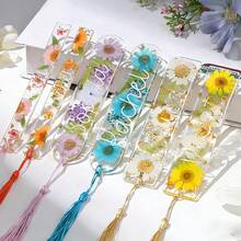 3pcs Silicone Bookmark Mold Set, 3 Shapes, With 20 Tassels, Suitable For Epoxy Resin, Rectangular Bookmark Resin Mold, For Handmade Craft Bookmarks And Gifts - Milky White/silicone - View 3