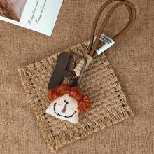 1 chiếc dây đeo cổ tay điện thoại sáng tạo với mặt dây chuyền hình cô gái tóc cam, dây đeo dày chống thất lạc đa chức năng dành cho điện thoại thông minh, cũng có thể dùng làm phụ kiện túi xách hoặc móc khóa (Không phải đồ chơi) - Nhiều màu - Xem 4