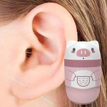 Earrings Hole Cleaner Kit, Ear Piercing Care Odor Removal Cleaning Tool For Girls Women, 20ml Odor Removal Cleaning Solution 180Pcs Ear Punching Floss Pig Shape, Esential Home Ear(Rose Flavor) - 查看 2