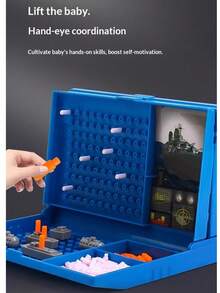 1pc Battleship Naval Battle Strategy Board Game, 2-Player Interactive Toy, Interesting Combat Game, Suitable For Family, Friends, Holiday Gatherings, Birthday Gift - Multicolor - View 7