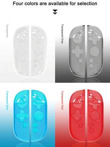 2 piezas Funda protectora desmontable para controlador de juego de 2, diseño curvo abultado, antideslizante, antisuor, anti-arañazos, mejora la experiencia de juego - Ver 6