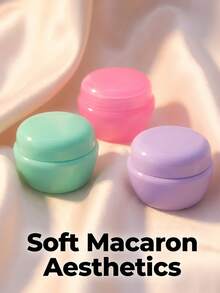 Reusable Leak-Proof Travel Containers With Lids, Small Unisex Cosmetic Bottles For Creams, Lotions, Hand Creams, Suitable For Cosmetic Organization, Vanity, Bathroom, Home, Vacation, Beach, Cruise, Back To School - Multicolor - View 5