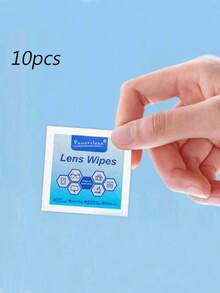 100pcs Anti-Fog Lens Wipes, Disposable Glasses Cloths, Quick-Drying Lens Wipes, Suitable For Swimming/Ski Goggles, Camera/Phone/Computer Screens/Bulb Cleaning, Suitable For Home/Travel, Convenient Single Packaging - Multicolor - View 10