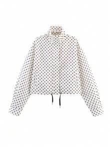 2026新款波点短款女式外套，优雅高街长袖春季外套，适合办公及休闲度假穿着。 - 彩色 - 查看 9