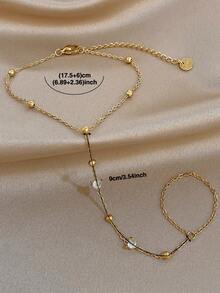 1 chiếc vòng tay mạ vàng 18K đính đá Zirconia hình học thanh lịch, trang sức tay bằng thép không gỉ dành cho nữ, phong cách Bohemia Beach, thích hợp cho Lễ Tình nhân, Tiệc tùng, Dạ hội, Hàng ngày, Hẹn hò, Lễ hội Mardi Gras, Năm mới, Đám cưới, Giáng sinh, Kỷ niệm, Quà tặng thanh lịch cho mẹ, Quà sinh nhật cho phù dâu. - Nhiều màu - Xem 4