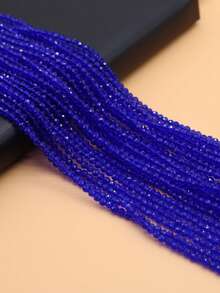 1串2毫米绿色和宝蓝色尖晶石珠子吊坠，适用于DIY手工项链、耳环、手链等珠宝配饰 - 2mm - 查看 14