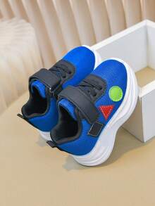 1 par de zapatillas deportivas para niños, zapatos ligeros y cómodos versátiles para niños - Azul - Ver 2