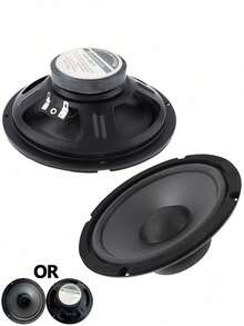 YAIUZGOO 1个汽车改装音响喇叭，6英寸，100W，两分频全频，汽车音响扬声器，重低音超薄改装扬声器 - B - 查看 3