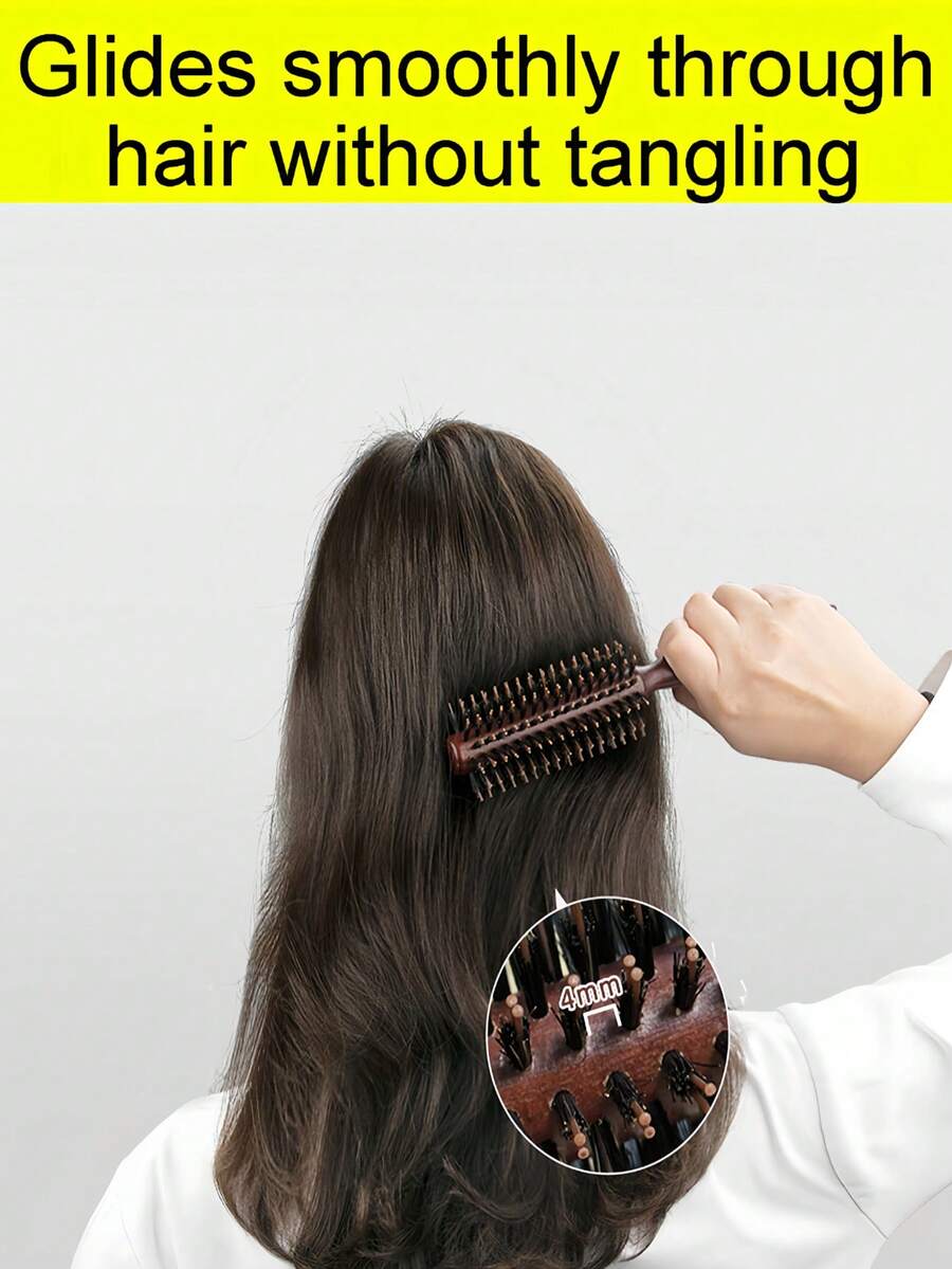 Professional Hair Brush With Fine Tooth For Volumizing Curling Comb Sleek Styling Comb For Barber Hair Tools Perfect For Blow Drying Salon Results For Hair Salon Home Hair Brush Curling Comb Styling Comb Hair Tools Travel Essential Hair - Textured Comb - View 1