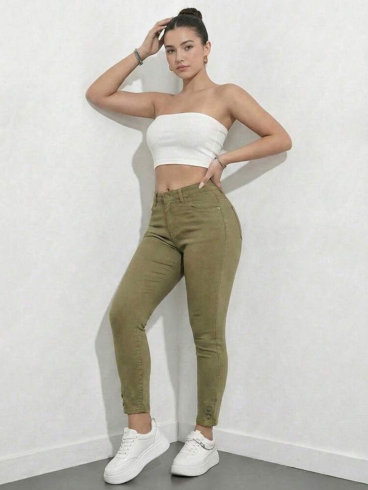Women Two-Piece Outfits - Green H2VA18 - View 4