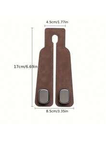 20磅承重PU皮革汽车座椅头枕挂钩，通用型，耐用合金材质，适用于500多种场景 - 彩色 - 查看 5