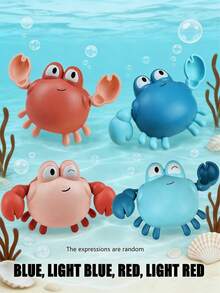 1 Set Baby Bath Toys, 1pc Wind-Up Floating Toy, Suitable For Boys And Girls, Children Bath Tub Toys Gift - Multicolor - View 6