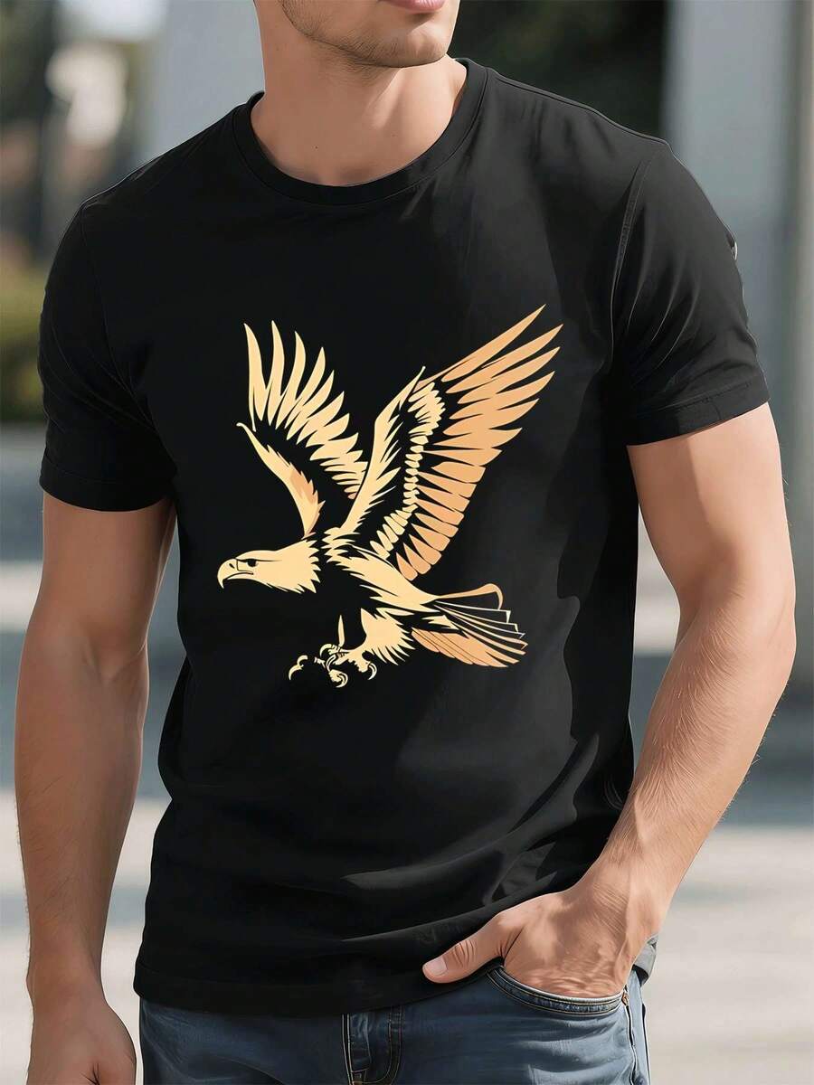 Men T-Shirts - Black - View 1
