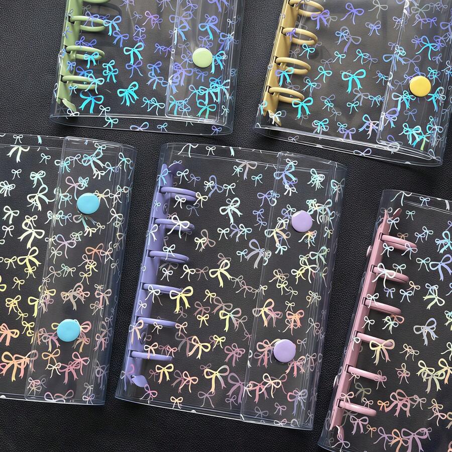 Portador A7, Cubierta con cinta, Libro de almacenamiento con estrellas brillantes, Libro de pegatinas/Libro de bolsillo, Portador A7 Libro de pegatinas, Planificador de papelería, Cuaderno, Libro de pegatinas, Suministros de oficina, Suministros escolares