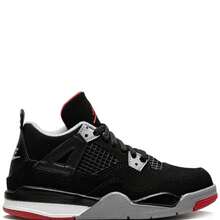 Nike Air Jordan 4 Retro Sneakers - Authentic Iconic Basketball Shoes | Viral 2026 Men's High-End Retro Streetwear | Premium Leather & Mesh Performance Trainers | Classic Air Cushioning & Support Wings | Legendary Designer Athletic Footwear - Bred (2019) - 查看 1