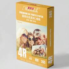 Papel fotográfico RC, papel fotográfico impermeable, 4R, 5R, A5, A6, A4, A3, brillante, satinado, mate, papel fotográfico de inyección de tinta suave - 1 Set - Ver 5