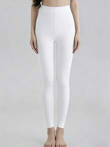 Women's High Waist Seamless Leggings, Buttery Soft Stretchy Slimming 9-Pants For Yoga & Daily Wear - Multicolor - View 8