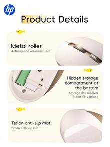 HP Wireless Mouse, Cute Silent, 2.4GHz Reliable Connection, S1000 PLUS Portable Mouse, Suitable For Desktop And Laptop, Plug And Play, Best Gift For Halloween And Christmas - View 12