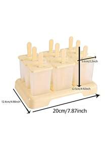 Popsicle Mold, Creative Popsicle Mold, Plastic Popsicle Mold, Ice Cream Mold, Frozen Ice Cube Tray, Home Popsicle Mold, Jelly Mold, Kitchen Supplies, Kitchen Accessories - Multicolor - View 2