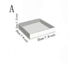 亚克力长方形蛋糕架，带透明展示盖，甜点托盘带盖，家用/派对用长方形蛋糕架 - 查看 14