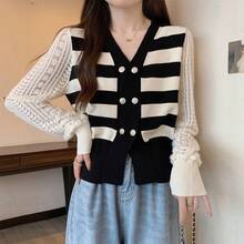 Women Lightweight Cardigans - Black - View 5