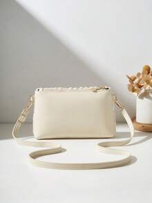 新款时尚斜挎单肩包，镂空花朵腕包，女士小方包手提包 - 彩色 - 查看 6