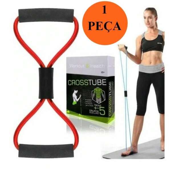 Kit 3 Elástico de Resistência – Extensor Fitness Multifuncional para Exercícios e Treino em Casa