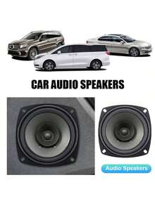 YAIUZGOO 1个汽车改装音响喇叭，6英寸，100W，两分频全频，汽车音响扬声器，重低音超薄改装扬声器 - B - 查看 5