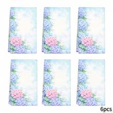 2pcs Hydrangea Printed Dish Towels, Super Absorbent Microfiber Cleaning Cloths, Machine Washable, Suitable For Holiday Decoration, Cooking, Baking, Housewarming Gifts And Cleaning Supplies, Fit For Kitchen, Bathroom, Toilet - Multicolor - View 15